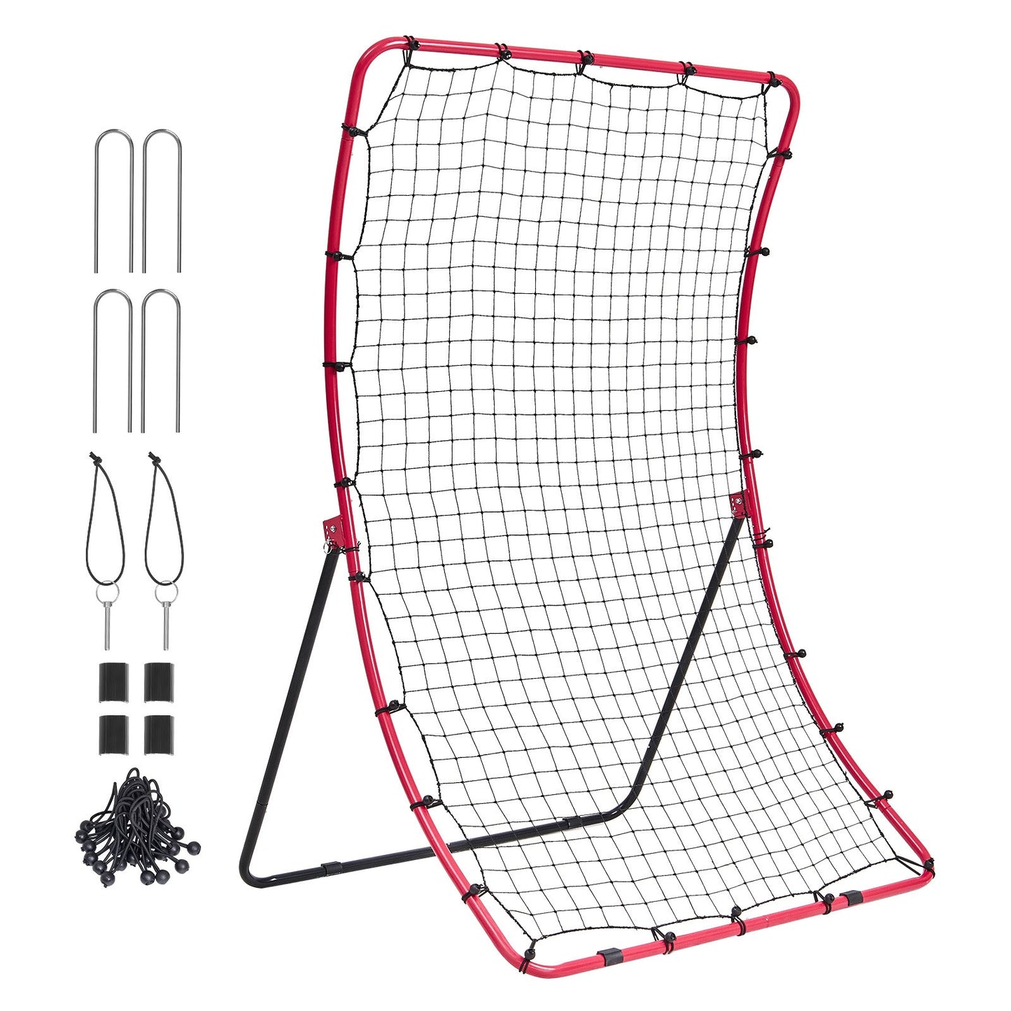 Baseball- und Softball-Reboundernetz 4x5,5 ft PitchBack All Angle Fielding