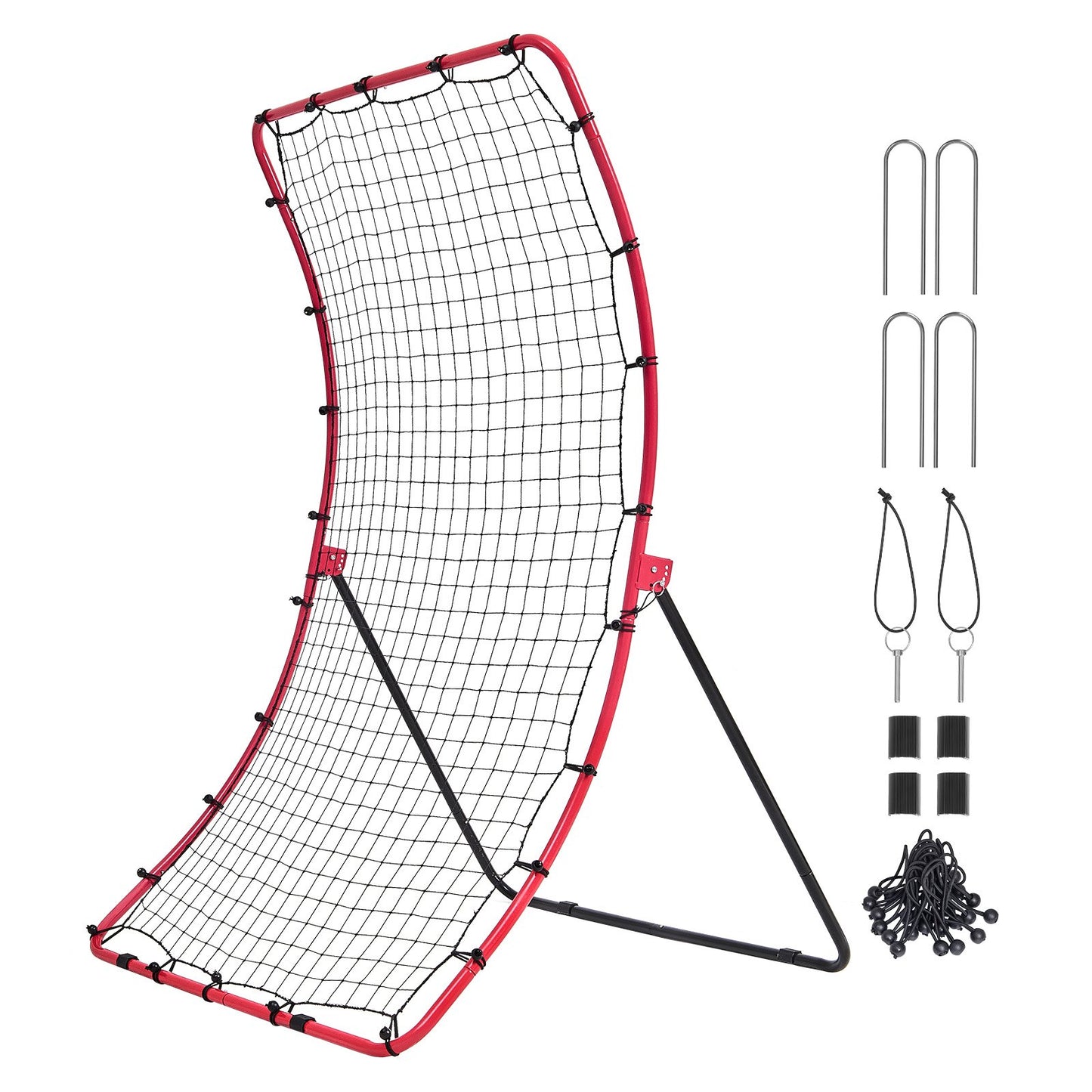Baseball- und Softball-Reboundernetz 4x5,5 ft PitchBack All Angle Fielding