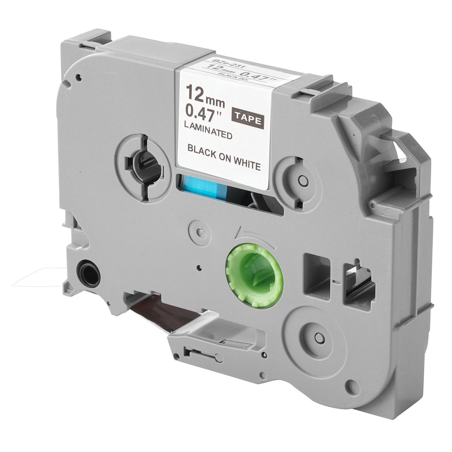 Label Maker Tape, 6 Pack, 0.47 in / 12 mm Colored Label Maker Refills Compatible for Various Types of Brother P-Touch, Replacement for Letra Tag TZe-131 TZe-231 TZe-431 TZe-531 TZe-631 TZe-731