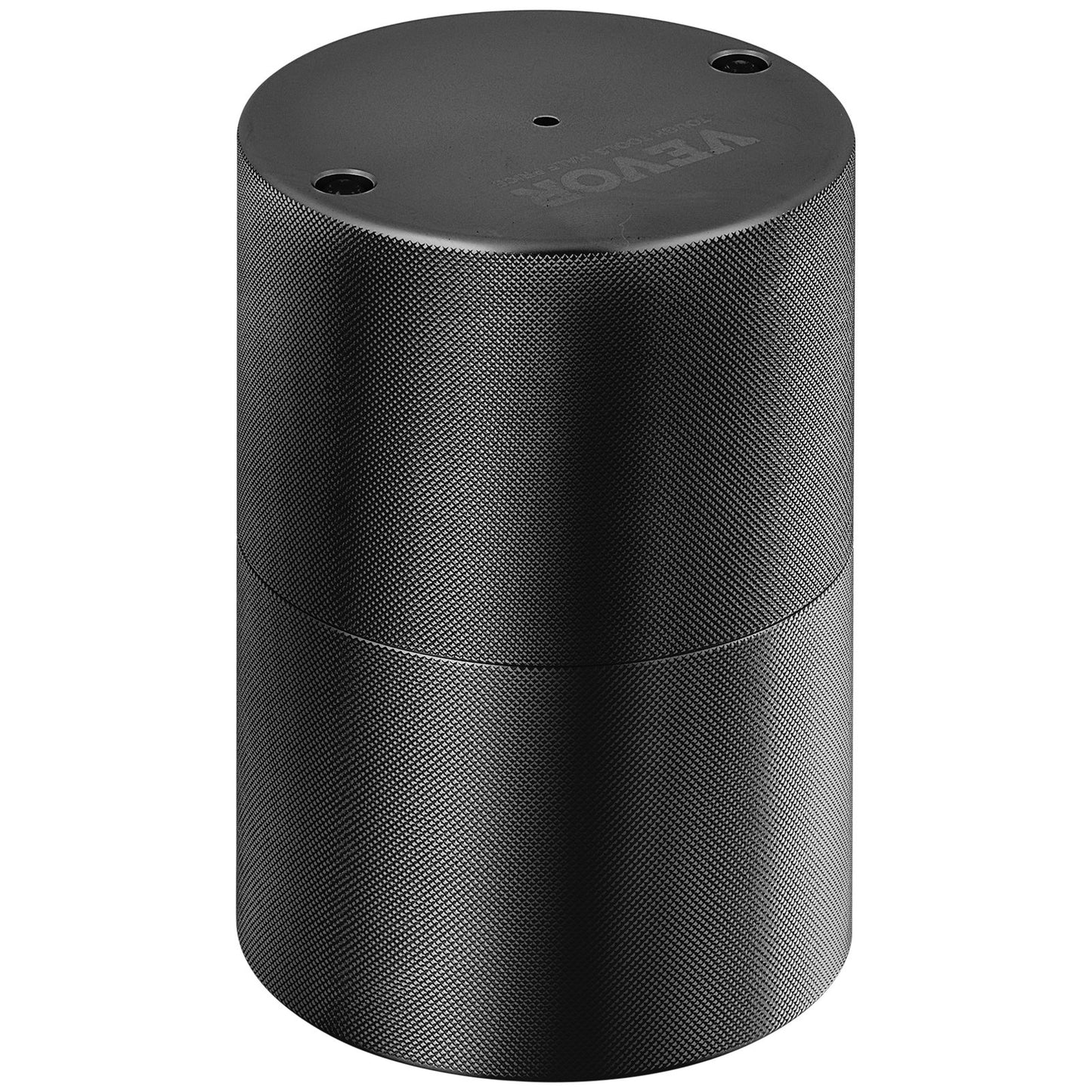 Eisballpresse, 2,4-Zoll-Eisballmaker, Eisballpressen-Set aus Flugzeug-Al-Legierung für 60-mm-Eiskugeln, Eispresse mit Zange und Tropfschale, für Whisky, Cocktail, Bourbon, Scotch auf Partys und im Urlaub, Schwarz