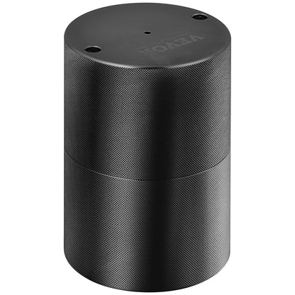 Eisballpresse, 2,4-Zoll-Eisballmaker, Eisballpressen-Set aus Flugzeug-Al-Legierung für 60-mm-Eiskugeln, Eispresse mit Zange und Tropfschale, für Whisky, Cocktail, Bourbon, Scotch auf Partys und im Urlaub, Schwarz