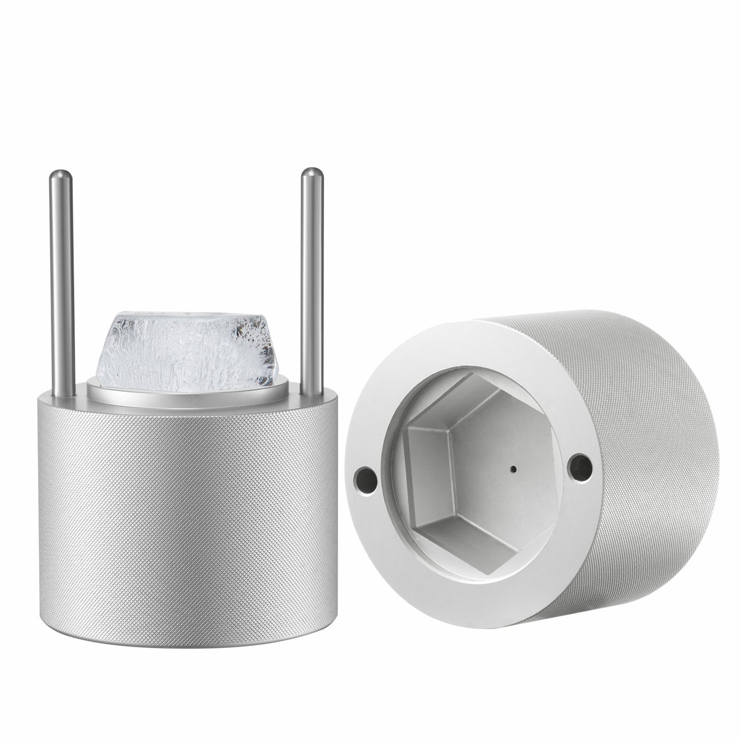 Ice Diamond Press Ice Ball Maker 2,4" Diamond Ice Press Kit för Whisky