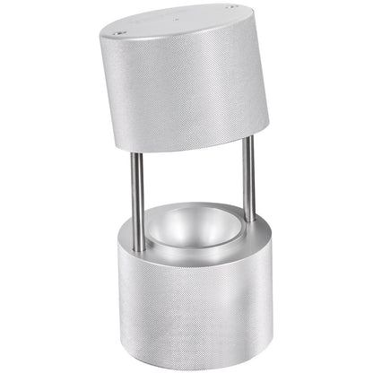 Eisball-Press-Set, Flugzeug-Eispresse aus Al-Legierung mit Eisblockform, großer Matte, Zange, Tropfschale, einem Glas, runder Eisball-Maker 2,4"/60 mm Eisball, für Whisky, Cocktails auf Partys und im Urlaub