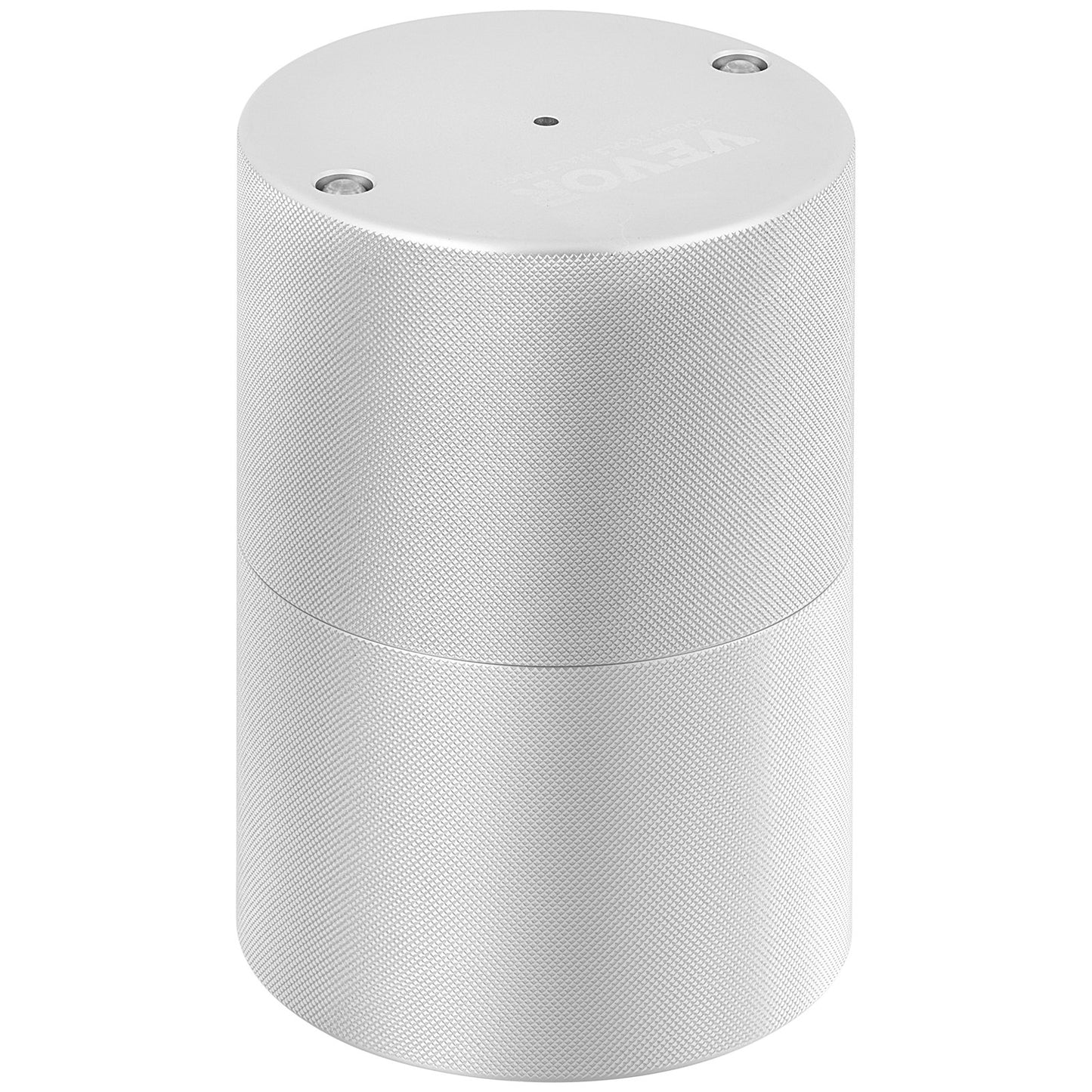 Eisballpresse, 2,4-Zoll-Eisballmaker, Eisballpressen-Set aus Flugzeug-Al-Legierung für 60-mm-Eiskugeln, Eispresse mit Zange und Abtropfschale, für Whisky, Cocktail, Bourbon, Scotch auf Partys und im Urlaub, Silber