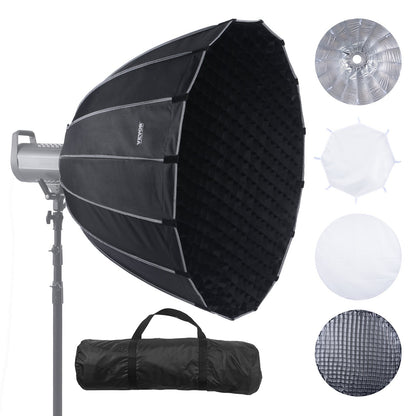 Parabolic Softbox 33 i Quick Release & Quick Fold & Portable