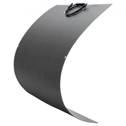 Flexible Solar Panel, 200W Semi-Flexible Bendable Monocrystalline Solar Panel, 21.9% Efficiency Mono Off-Grid Charger with MC4 Output, IP67 Waterproof for Marine RV Car Cabin Curved Surfaces