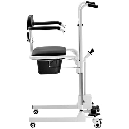 Electric Patient Lift Chair Patient Transfer Wheelchair &amp; 180° Split Seat