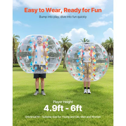 5FT/1.5M Inflatable Bumper Balls PVC Body Sumo Zorb Ball Outdoor Games | EU