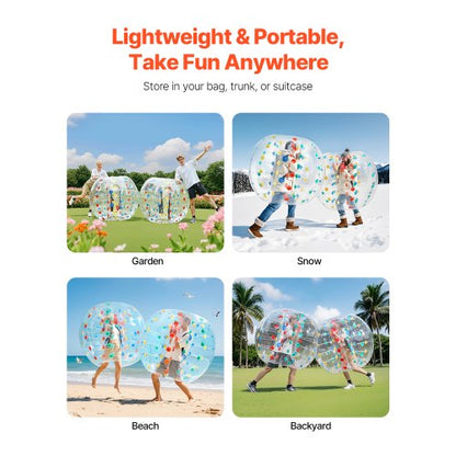 5FT/1.5M Inflatable Bumper Balls PVC Body Sumo Zorb Ball Outdoor Games | EU