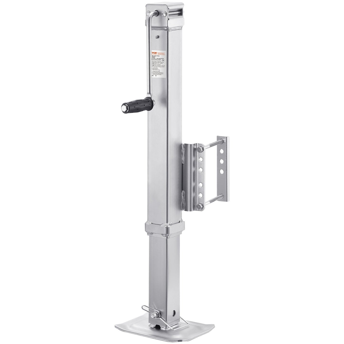 Trailer Jack Bolt-on Trailer Tongue Jack 8000 lbs Statisk belastning 28,5" färdväg