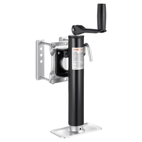 Trailer Jack, 2000 lbs Dynamic Load Capacity, Heavy Duty Swivel Bolt-on Trailer Jack, 10" Lift Trailer Jack Stand with Handle for RV Trailer, Horse Trailer, Utility Trailer, and Yacht Trailer