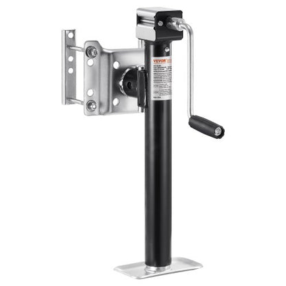 Trailer Jack, 5000 lbs Dynamic Load Capacity, Heavy Duty Swivel Bolt-on Trailer Jack, 14.3" Lift Trailer Jack Stand with Handle for RV Trailer, Horse Trailer, Utility Trailer, and Yacht Trailer