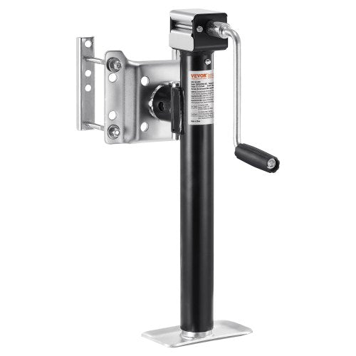 Trailer Jack, 5000 lbs Dynamic Load Capacity, Heavy Duty Swivel Bolt-on Trailer Jack, 14.3" Lift Trailer Jack Stand with Handle for RV Trailer, Horse Trailer, Utility Trailer, and Yacht Trailer