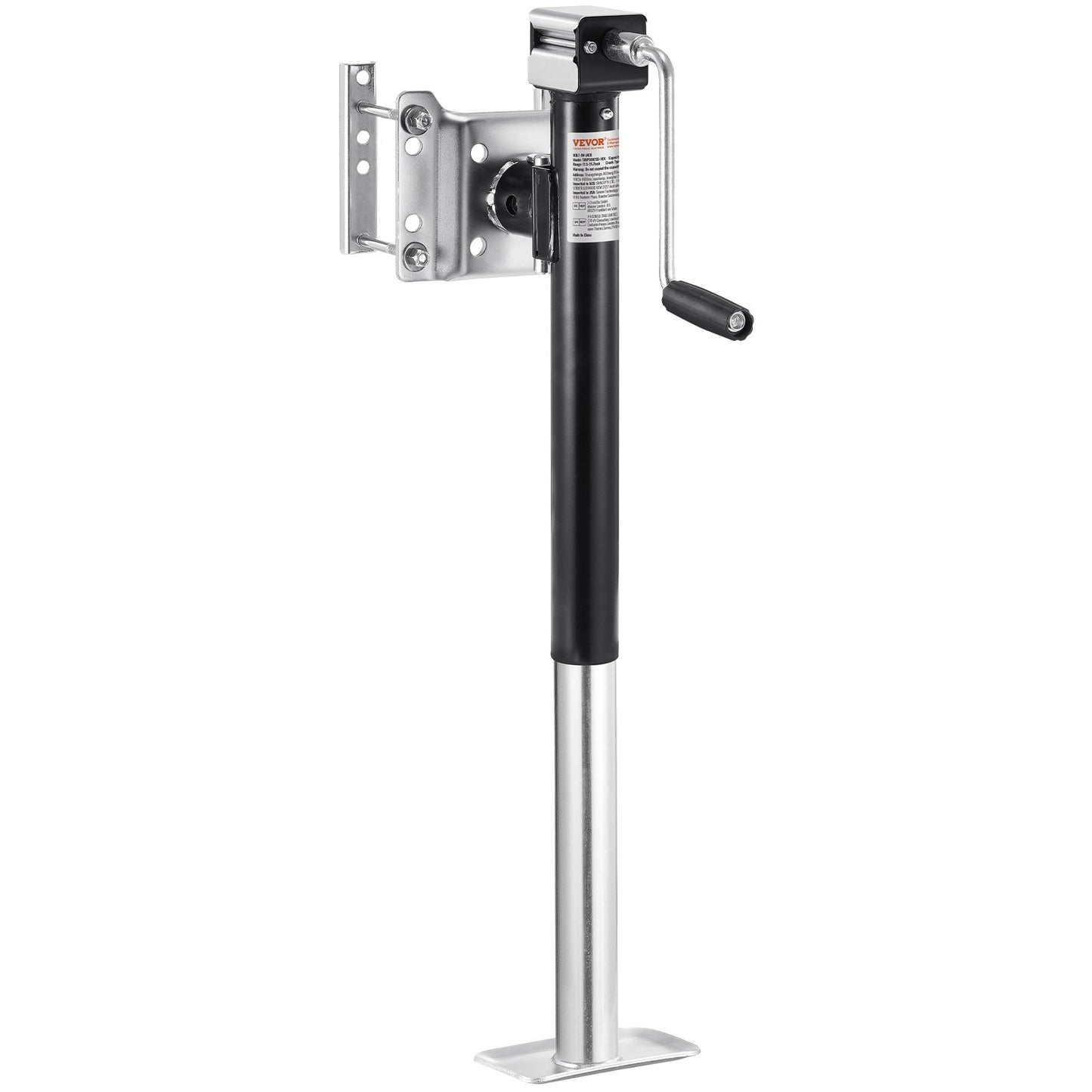 Trailer Jack Bolt-on Trailer Tongue Jack 5000 lbs Dynamic Load 14,3" Lift