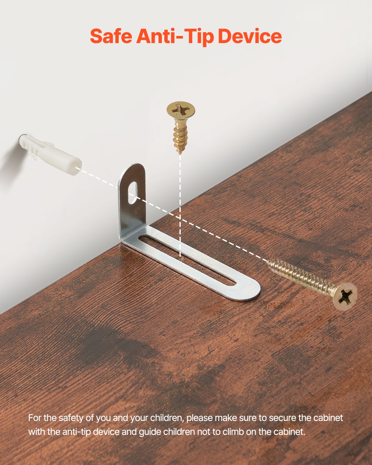 Bücherregal mit 5 Ebenen, schmal, 135,6 cm, offenes Bücherregal aus Holz, verstellbare Regalböden, Braun