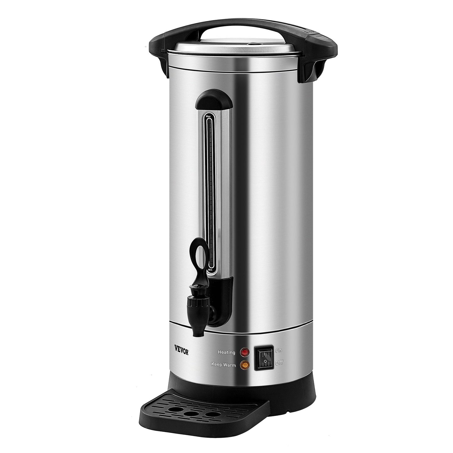 Commercial Coffee Urn 110 Cup Stainless Steel Coffee Dispenser Fast Brew
