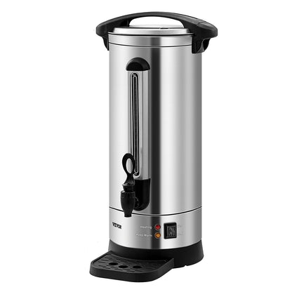 Commercial Coffee Urn 110 Cup Stainless Steel Coffee Dispenser Fast Brew