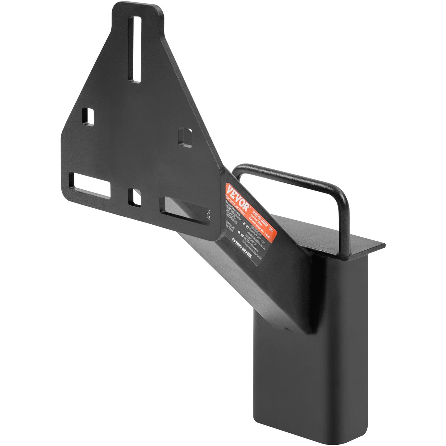 Reserveradhalter, Reserveradhalterung für Anhänger, 72,2 kg Tragkraft, Zubehör für Nutzanhänger, passend für die meisten Räder mit 4, 5, 6 und 8 Radlöchern mit 4", 4,25", 4,5", 4,75", 5", 5,5", 6", 6,5" Lochkreis