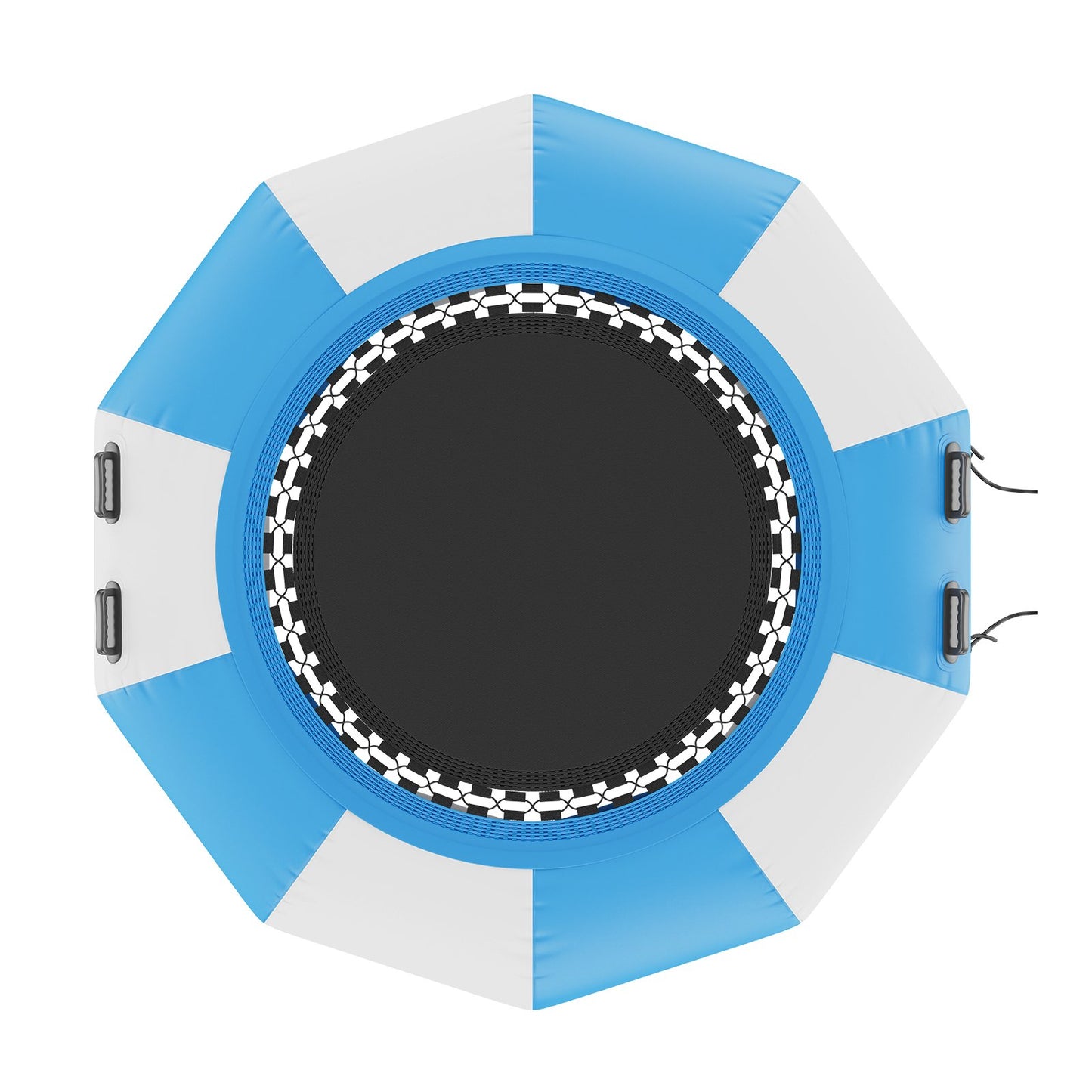6,5 fot uppblåsbar vattenstudsmatta simplattform studs för Pool Lake Toy