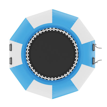 6,5 fot uppblåsbar vattenstudsmatta simplattform studs för Pool Lake Toy