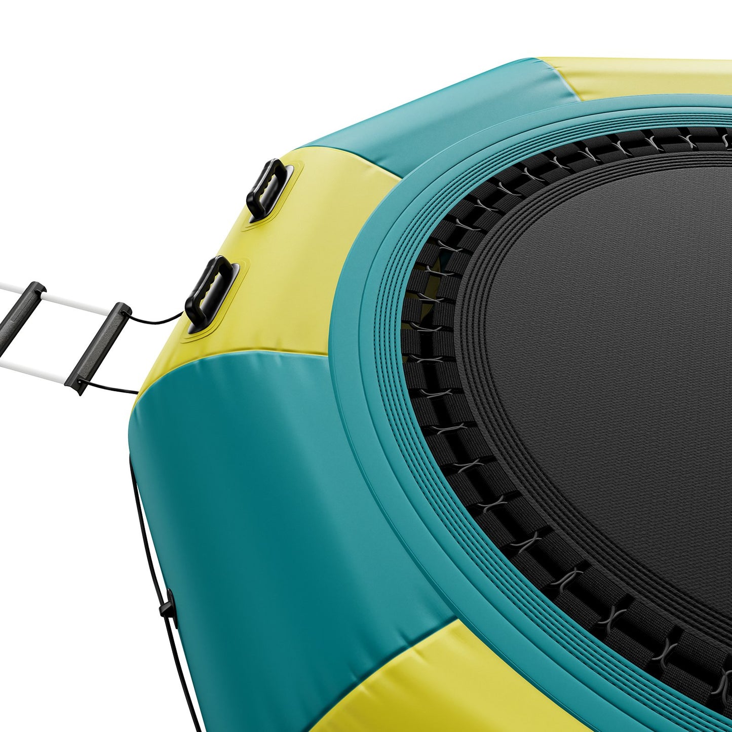 10 fot uppblåsbar vattenstudsmatta simplattform studs för Pool Lake Toy