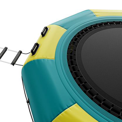 10 fot uppblåsbar vattenstudsmatta simplattform studs för Pool Lake Toy