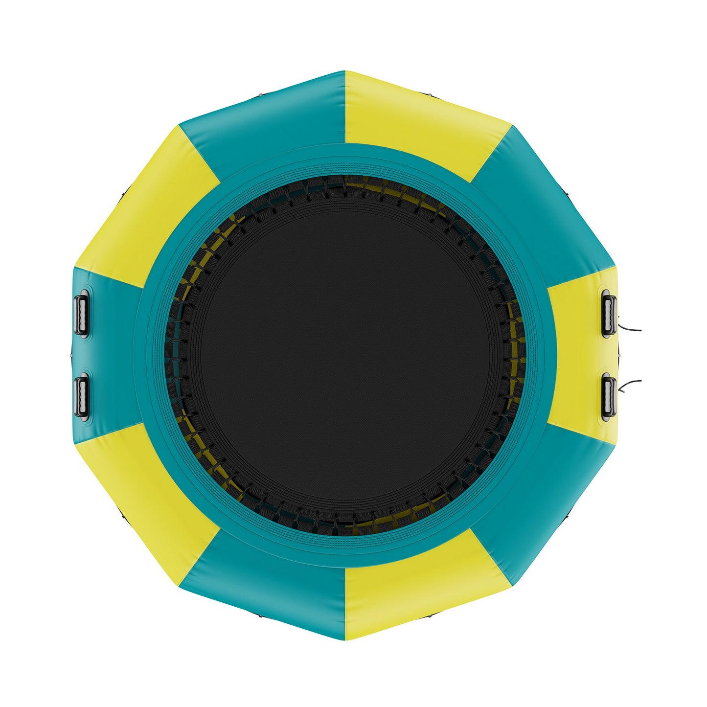 10 fot uppblåsbar vattenstudsmatta simplattform studs för Pool Lake Toy