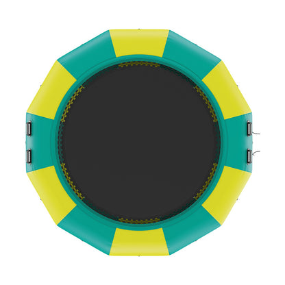 12ft Aufblasbare Wasser Trampolin Schwimmen Plattform Türsteher für Pool See Spielzeug