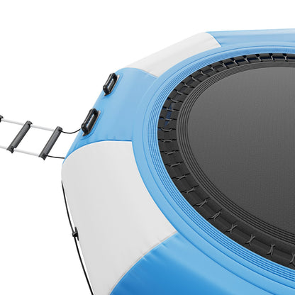 10ft Aufblasbare Wasser Trampolin Schwimmen Plattform Türsteher für Pool See Spielzeug
