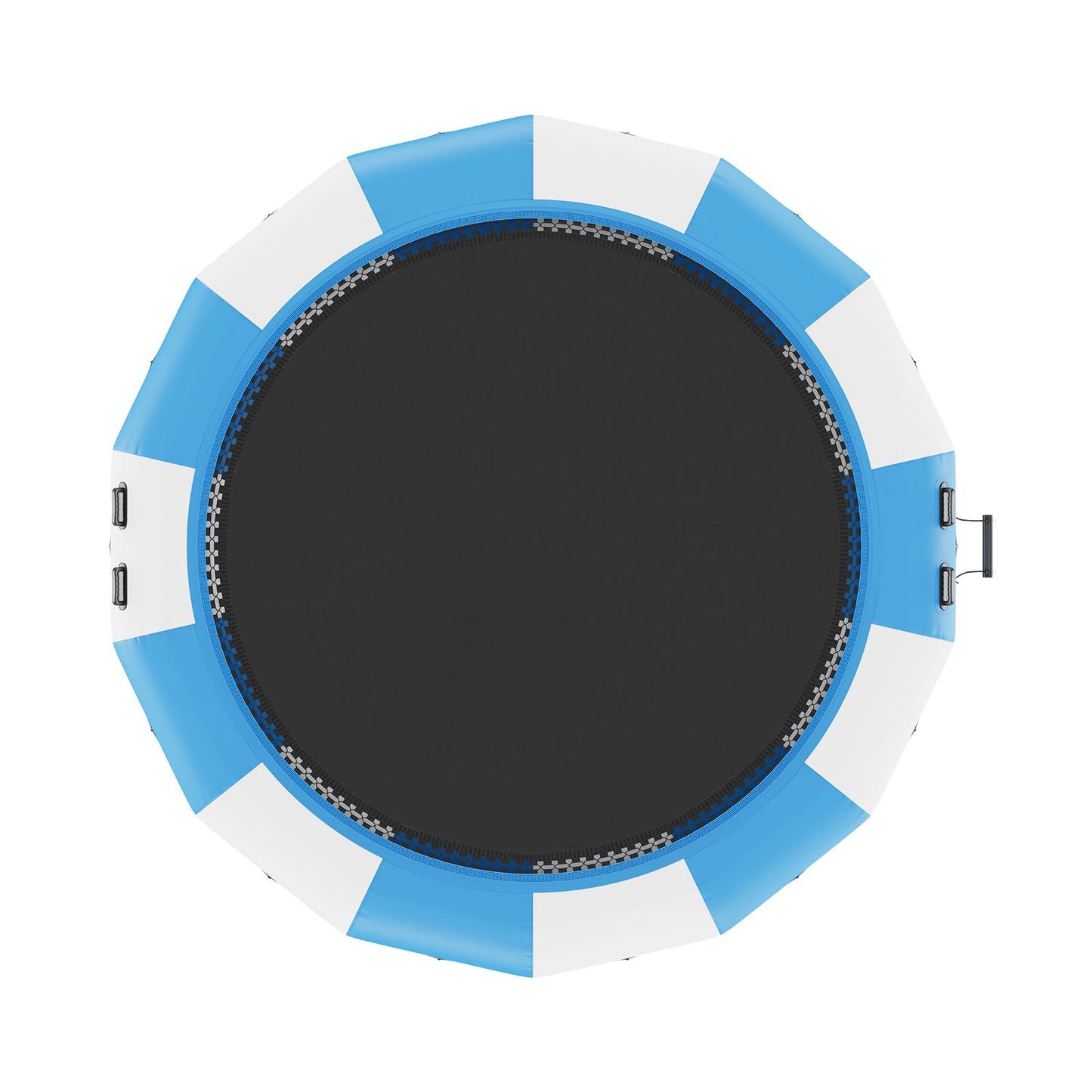 15ft Aufblasbare Wasser Trampolin Schwimmen Plattform Türsteher für Pool See Spielzeug