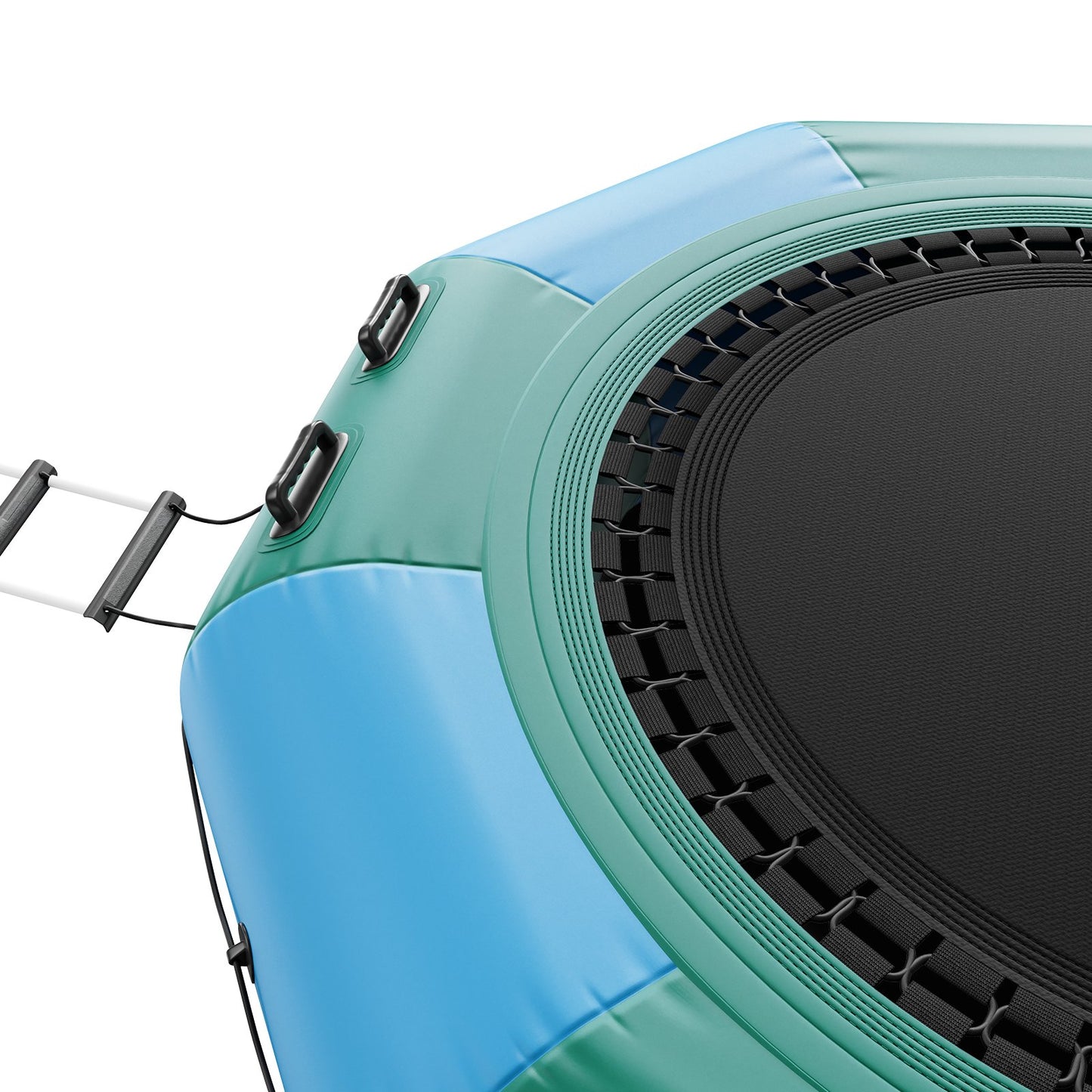 10ft Aufblasbare Wasser Trampolin Schwimmen Plattform Türsteher für Pool See Spielzeug