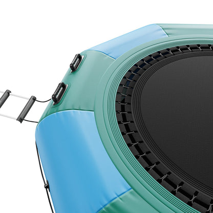 10ft Aufblasbare Wasser Trampolin Schwimmen Plattform Türsteher für Pool See Spielzeug