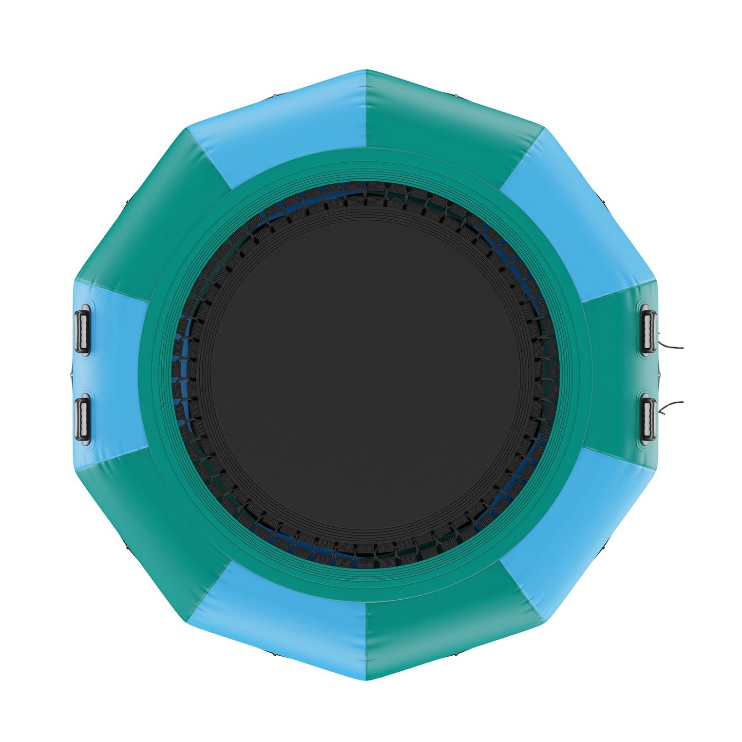 10ft Aufblasbare Wasser Trampolin Schwimmen Plattform Türsteher für Pool See Spielzeug