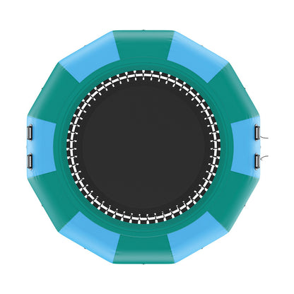 12ft Aufblasbare Wasser Trampolin Schwimmen Plattform Türsteher für Pool See Spielzeug