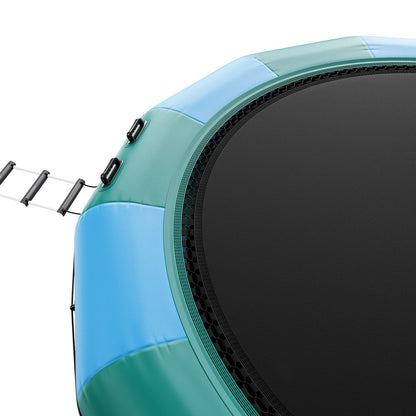 15ft Aufblasbare Wasser Trampolin Schwimmen Plattform Türsteher für Pool See Spielzeug