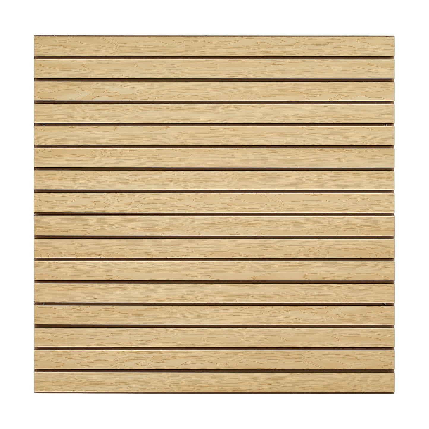 4 x 4 ft SlatWall Paneling MDF Natural Garage Slatwall with modular design