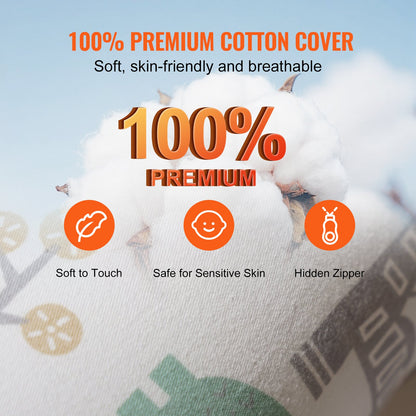 Baby Lounger Baby Nest Sleeper för nyfödd 100 % bomull med nackstöd