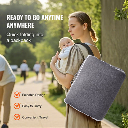 Baby Lounger Baby Nest Sleeper för nyfödd 100 % bomull med nackstöd