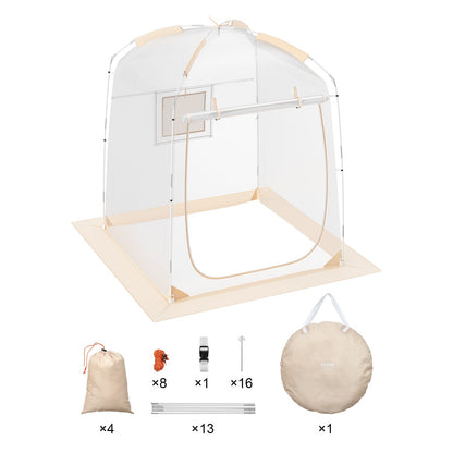 Sporttält Instant Tält Skydd Väderbeständigt 1 Person Clear Bubble Tält