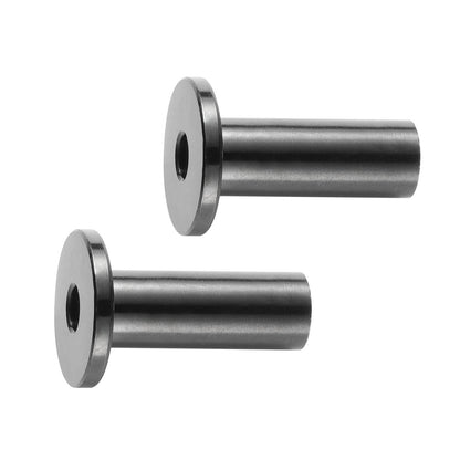 101er-Pack T316 Edelstahl-Schutzhülsen für 3,2 mm Drahtseilgeländer, DIY-Balustraden T316 Marine Grade, wird mit einem kostenlosen Bohrer geliefert, Schwarz