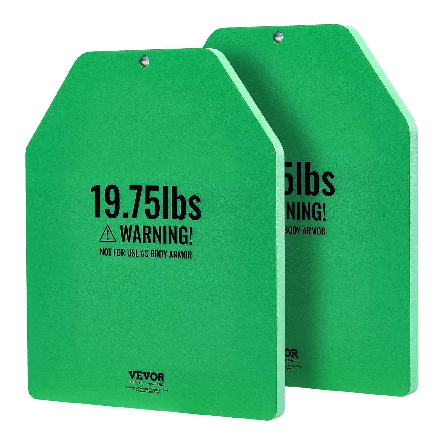 Gewichtswestenplatten für Krafttraining, Lauftraining, 2 x 19,75 Pfund Platten