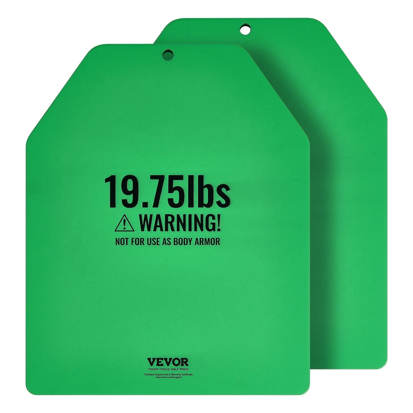 Gewichtswestenplatten für Krafttraining, Lauftraining, 2 x 19,75 Pfund Platten