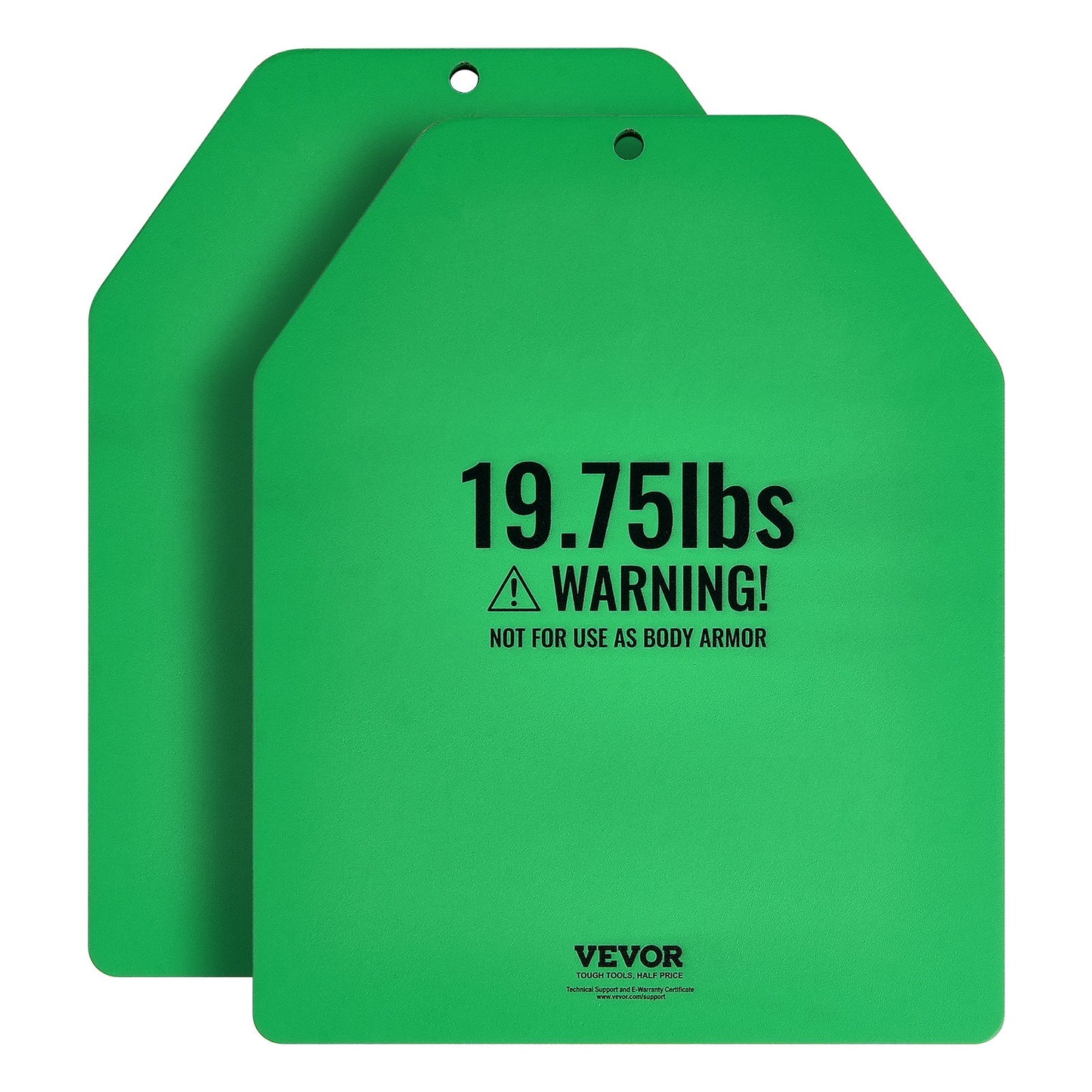 Gewichtswestenplatten für Krafttraining, Lauftraining, 2 x 19,75 Pfund Platten