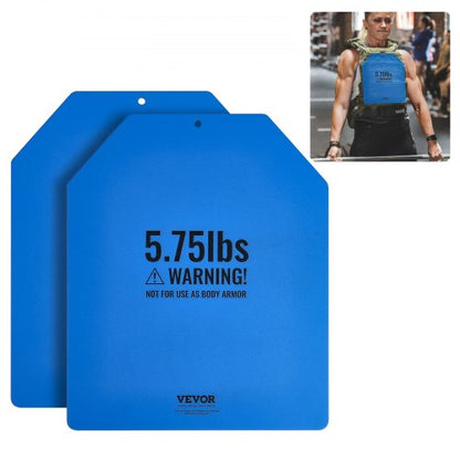 Weight Vest Plates, 5.75 LB Pairs, Premium Steel Weighted plates, Contoured Ergonomic Fit – WODs, Additional Weight for Weight Vests, for Strength Training, Running, Fitness, Heavy Workouts