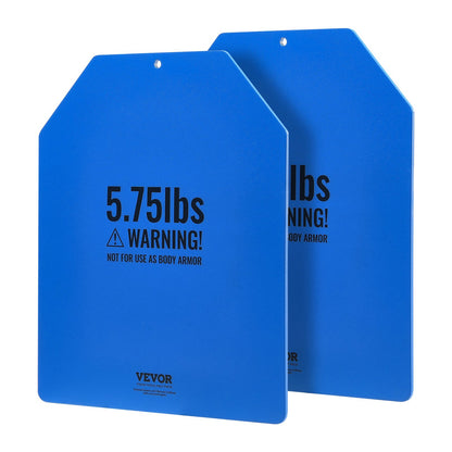 Gewichtswestenplatten für Krafttraining, Lauftraining, 2 x 5,75 Pfund Platten