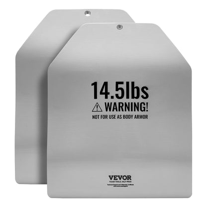 Böjda västplattor för styrketräning 2x14,5 LB tallrikar