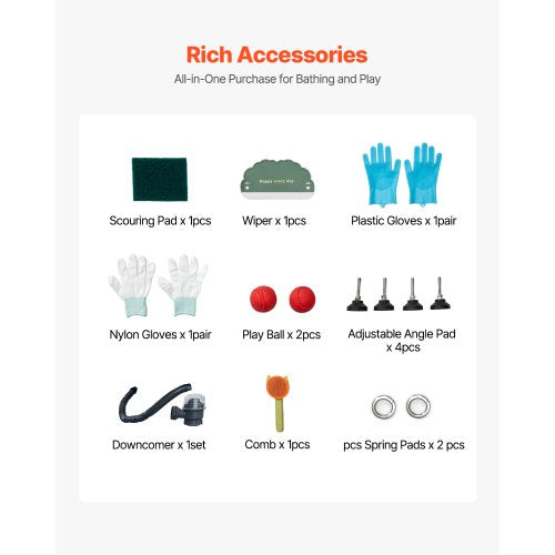 86.4 cm Stainless Steel Dog Grooming Tub with Pet Faucet | EU