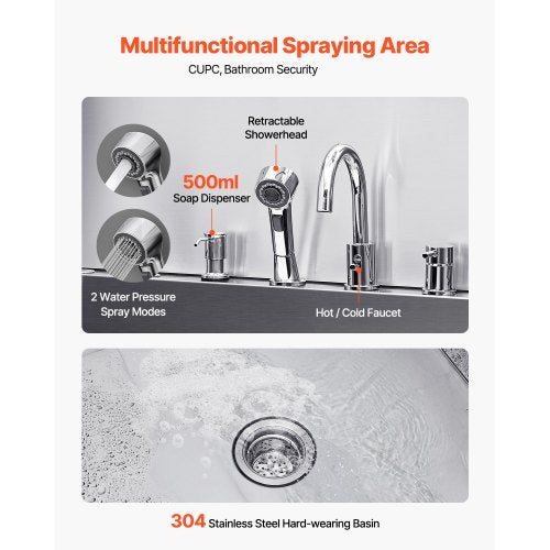 155 cm Edelstahl-Hundepflegewanne mit Rampe und Wasserfilter | EU