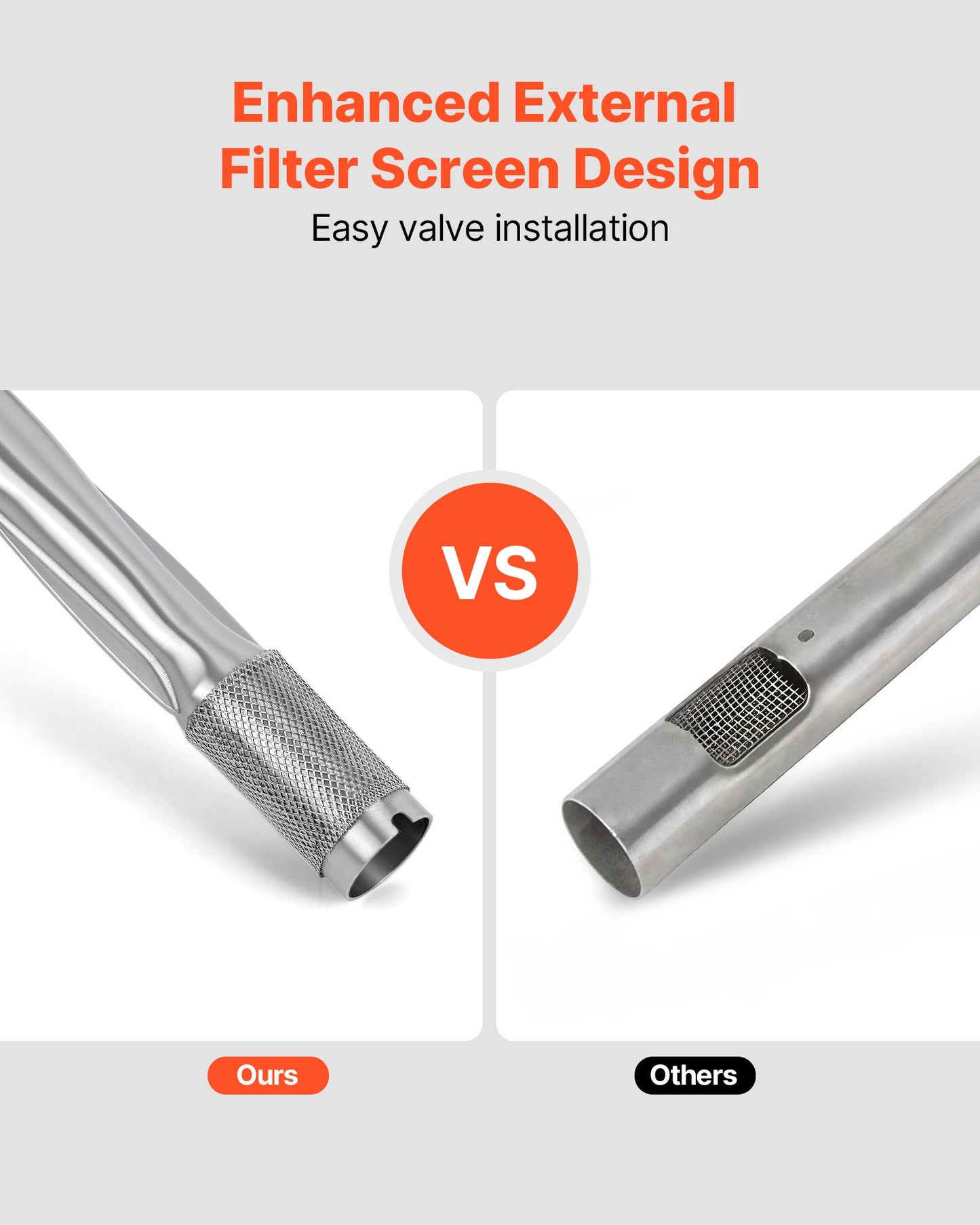 Grill Burner Tube for Weber Q200, Q220, Q2000, Q2200, Q2400, 20.5 inch 304 Stainless Steel Tube Burner for Weber 396000, 396001, 396002, 566002, 53060001, Replacement Part 60041, 69956, 41862