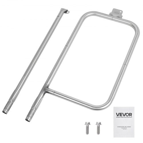 Grill Burner Tube for Weber Q3200, Q300 (2013 & earlier), Q320, Q3000 (2014 & newer), 23.75 inch 304 Stainless Steel Tube Burner for Weber 404341, 57060001, 586002, Replacement Part 60036, 80385